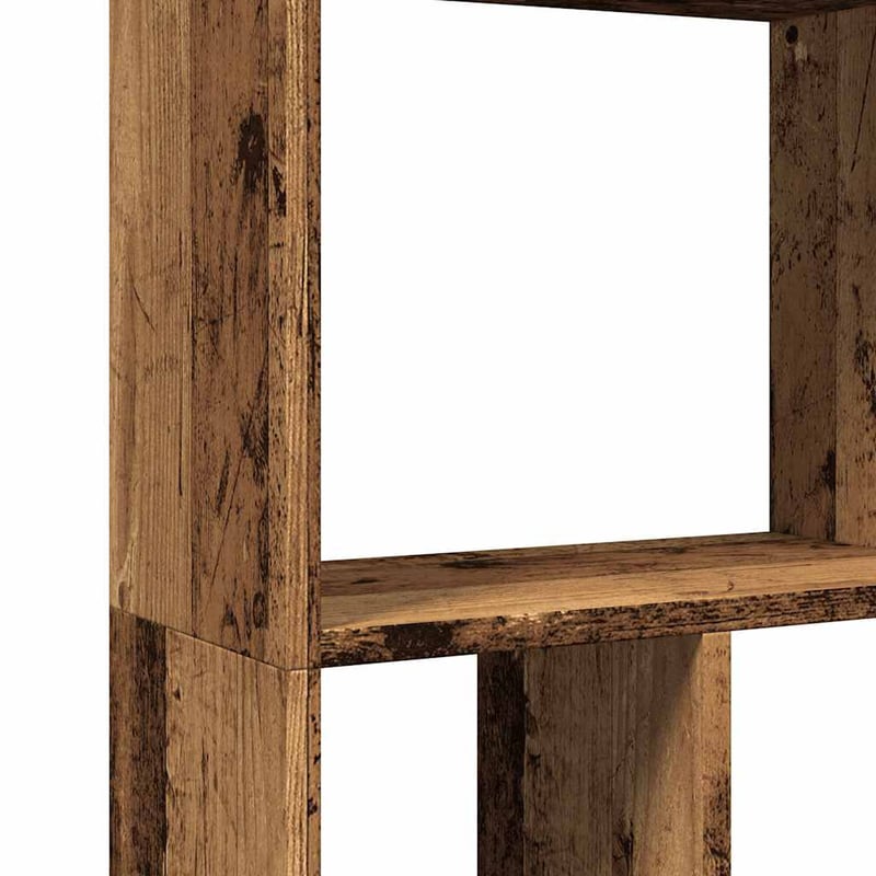 vidaXL Antik fa szerelt könyvespolc 60x20x120,5 cm
