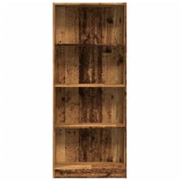 vidaXL Antik fa szerelt könyvespolc 60x24x143 cm 4