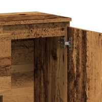 vidaXL Antik fa tálalószekrény 102x35x70 cm szerelt 8