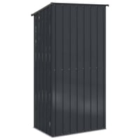 vidaXL Antracit Fém Kertiszerszámos Ház 103x74x200cm 8