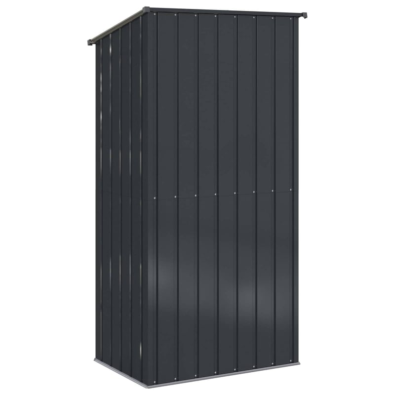 vidaXL Antracit Fém Kertiszerszámos Ház 103x74x200cm