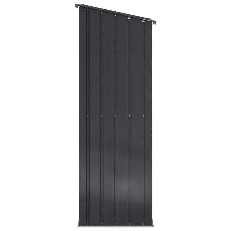 vidaXL Antracit Fém Kertiszerszámos Ház 103x74x200cm