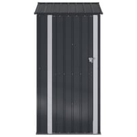 vidaXL Antracit Fém Kertiszerszámos Ház 103x74x200cm 6