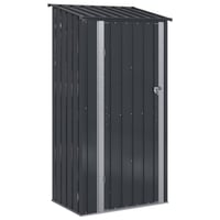 vidaXL Antracit Fém Kertiszerszámos Ház 103x74x200cm 1
