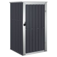 vidaXL antracit horganyzott acél kerti szerszámtárolóhoz 88x89x161cm 1
