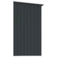 vidaXL antracit horganyzott acél kerti tűzifatároló 330x84x152cm 7