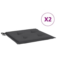 vidaXL antracit kerti székpárna 50x50 cm 2 darab 1