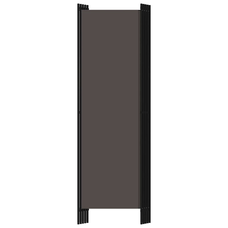 vidaXL antracitszürke 5 paneles paraván 250x180 cm