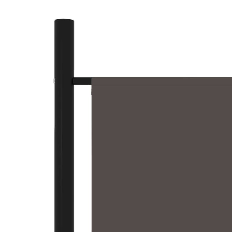 vidaXL antracitszürke 5 paneles paraván 250x180 cm