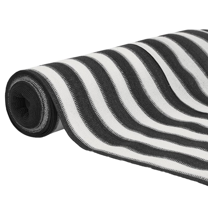 vidaXL antracitszürke-fehér HDPE belátásgátló háló 2x10m 75g/m²