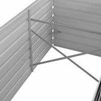 vidaXL antracitszürke horganyzott acél kerti magaságyás 240x80x45 cm 6