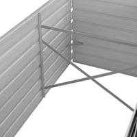 vidaXL antracitszürke horganyzott acél kerti magaságyás 320x80x45 cm 6