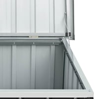 vidaXL antracitszürke kerti tárolóláda 129x67x65 cm 9