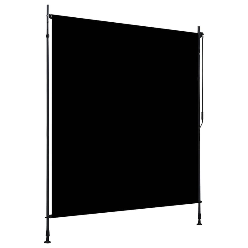 vidaXL antracitszürke kültéri sötétítő roló 200x270 cm