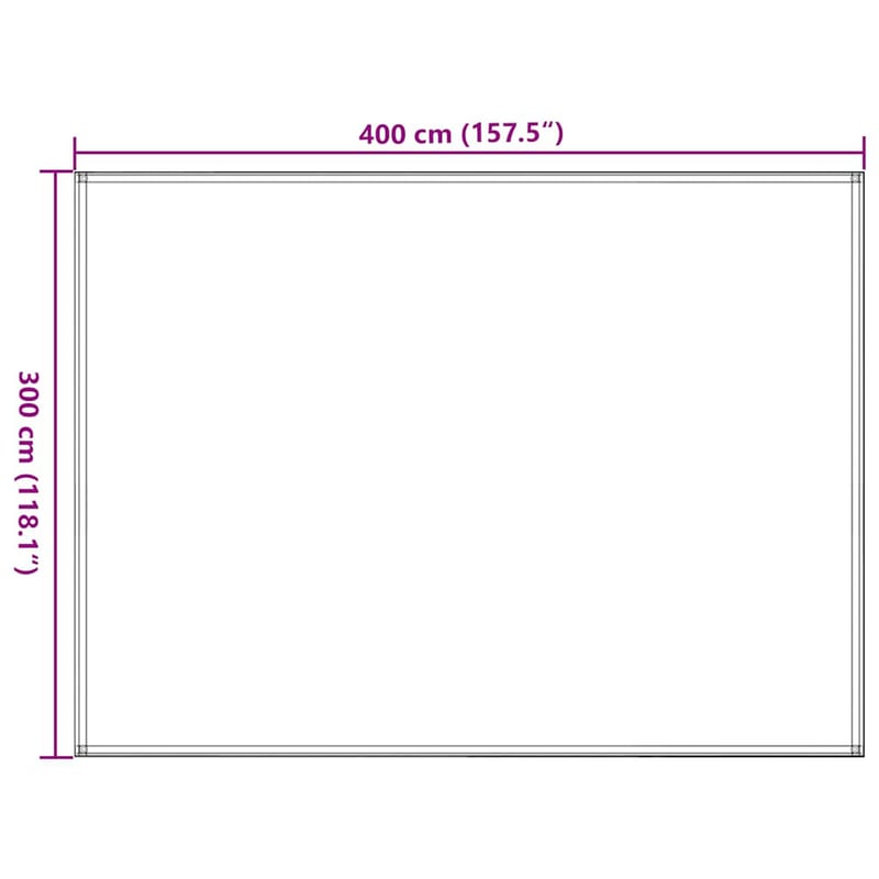 vidaXL antracitszürke sátorszőnyeg 300x400 cm