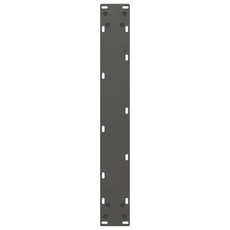 vidaXL Antracitszürke U alakú bárasztal láb 60x110 cm 2 db