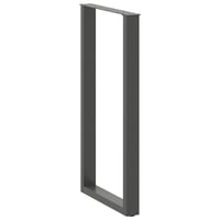 vidaXL Antracitszürke U alakú bárasztal láb 60x110 cm 2 db 4