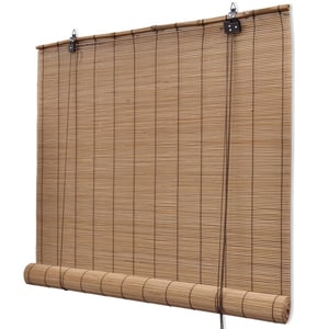 Rulou din bambus vidaXL maro 80x160 cm - Jaluzea cu rulare, material bambus natural — rulou deteriorat (stare: vezi a 2-a fotografie)