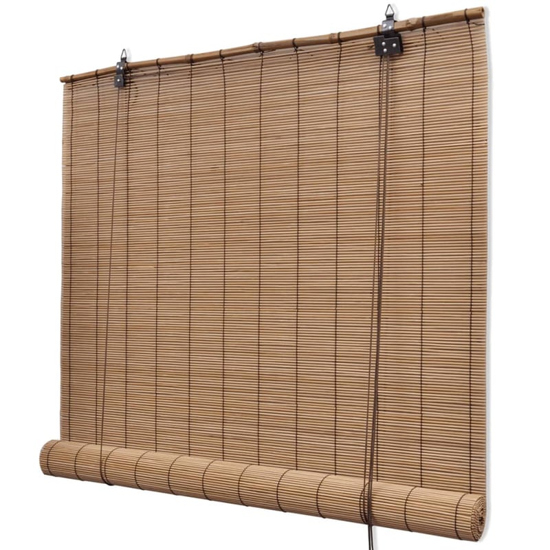 vidaXL bambusz roló - barna - 80x160 cm