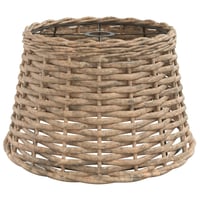 vidaXL barna fonott mennyezeti lámpaernyő 38 cm 1
