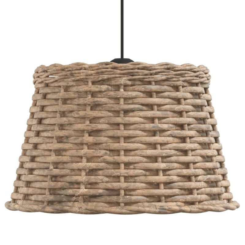 vidaXL barna fonott mennyezeti lámpaernyő 38 cm
