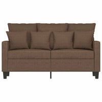 vidaXL barna szövetkanapé 120 cm kétszemélyes 4