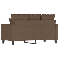 vidaXL barna szövetkanapé 120 cm kétszemélyes 6