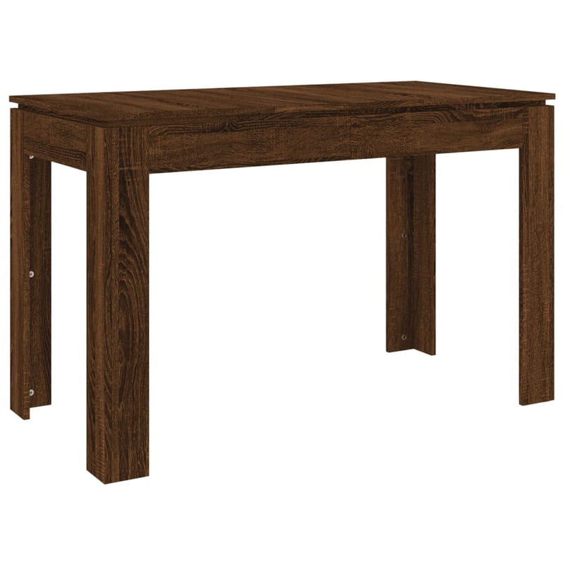 vidaXL Barna Tölgy Étkezőasztal 120x60x75 cm Szerelt