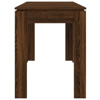 vidaXL Barna Tölgy Étkezőasztal 120x60x75 cm Szerelt 5