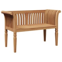 vidaXL Barna Tömör Tíkfa Pad 127,5x52x80 cm 1