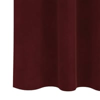 vidaXL Bársony Sötétítő Függöny 2 db Bordó 140x225 cm 6
