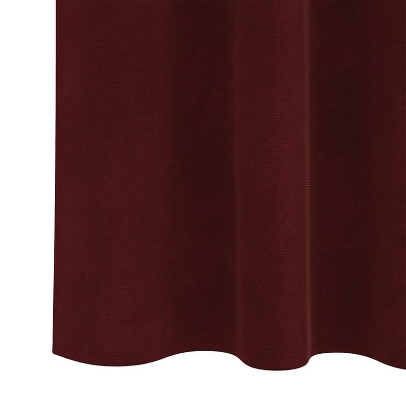 vidaXL Bársony Sötétítő Függöny 2 db Bordó 140x225 cm