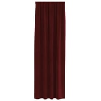 vidaXL Bársony Sötétítő Függöny 2 db Bordó 140x225 cm 4