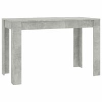 vidaXL betonszürke étkezőasztal 120x60x76 cm 1