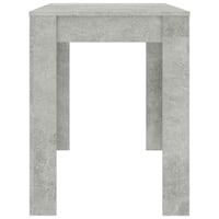 vidaXL betonszürke étkezőasztal 120x60x76 cm 5