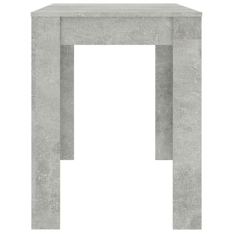 vidaXL betonszürke étkezőasztal 120x60x76 cm