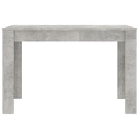 vidaXL betonszürke étkezőasztal 120x60x76 cm 4