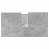 vidaXL betonszürke fa mosdószekrény 65x33x60 cm 8