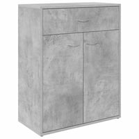 vidaXL betonszürke fa tálalószekrény 60x30x75 cm 1