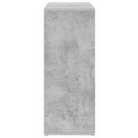 vidaXL betonszürke fa tálalószekrény 60x30x75 cm 6