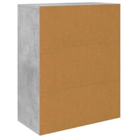 vidaXL betonszürke fa tálalószekrény 60x30x75 cm 7