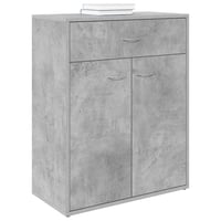 vidaXL betonszürke fa tálalószekrény 60x30x75 cm 3