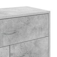 vidaXL betonszürke fa tálalószekrény 60x30x75 cm 10