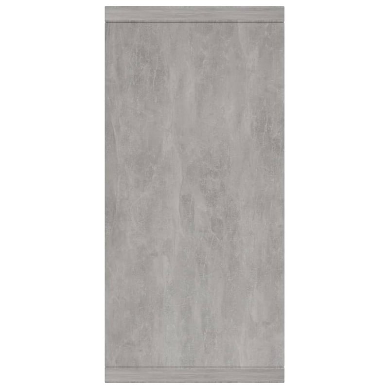 vidaXL betonszürke fa tálalószekrény 88x30x65 cm