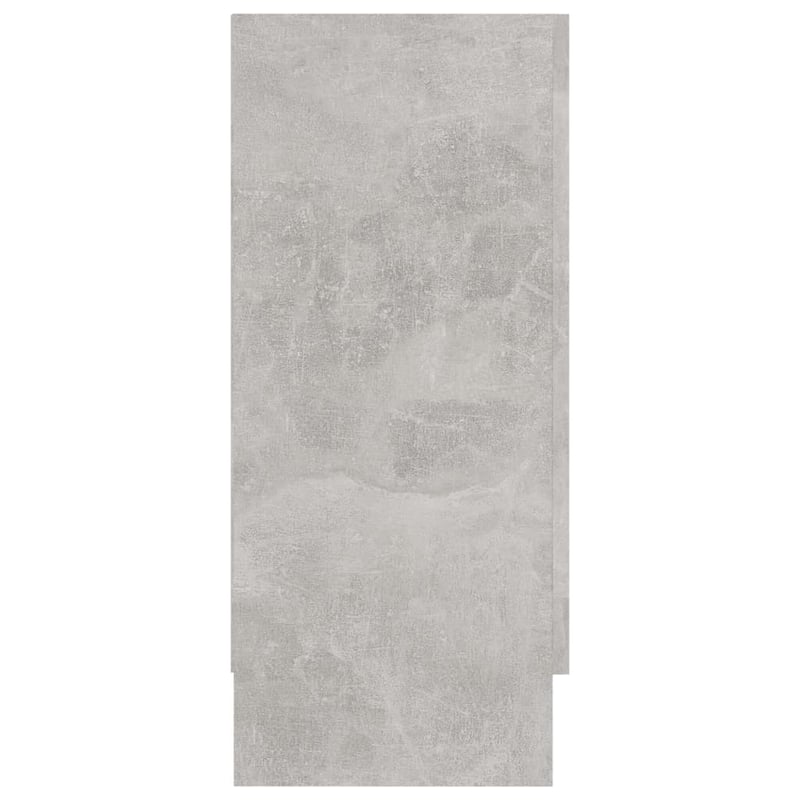 vidaXL betonszürke fa vitrinszekrény 120x30,5x70 cm
