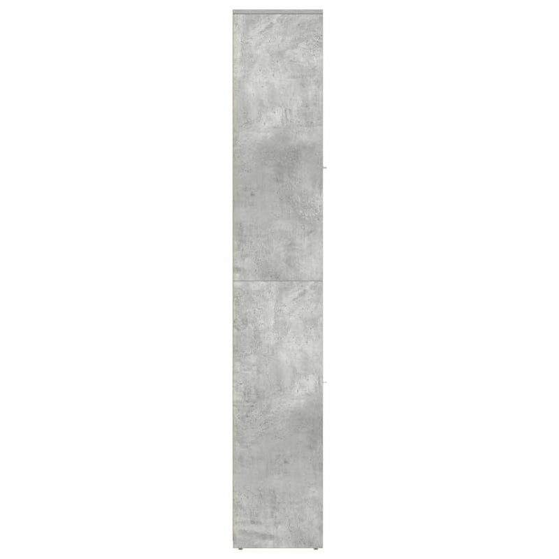 vidaXL betonszürke fürdőszobaszekrény 30x30x183,5 cm