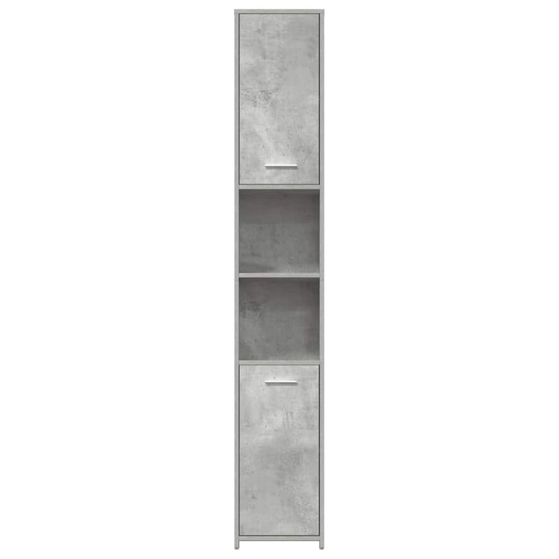 vidaXL betonszürke fürdőszobaszekrény 30x30x183,5 cm