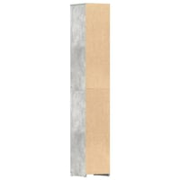vidaXL betonszürke fürdőszobaszekrény 30x30x183,5 cm 8