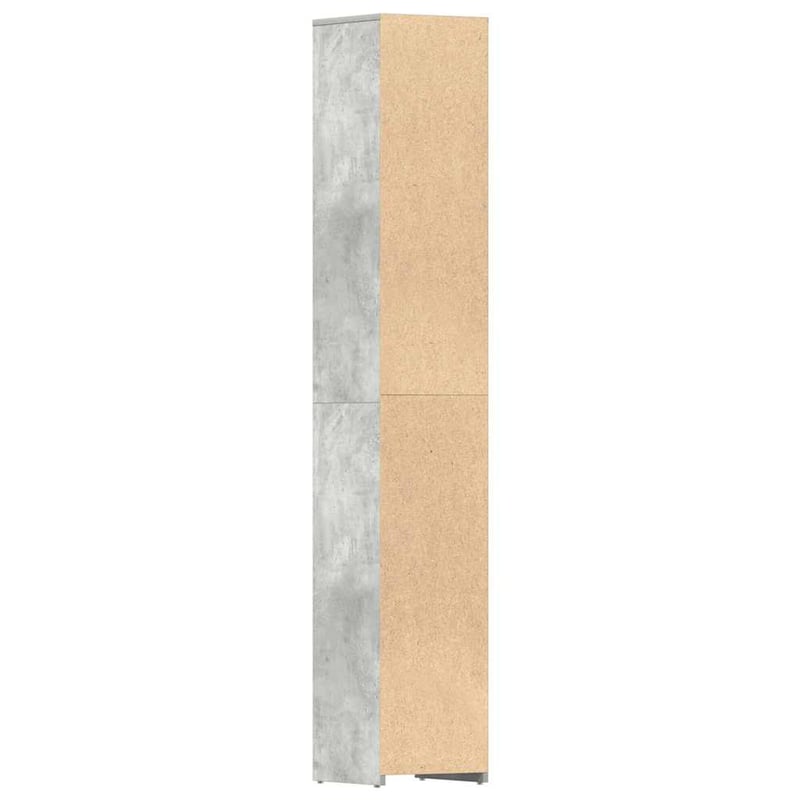 vidaXL betonszürke fürdőszobaszekrény 30x30x183,5 cm