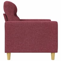 Fotoliu vidaXL din material textil vișiniu, 60 cm 5